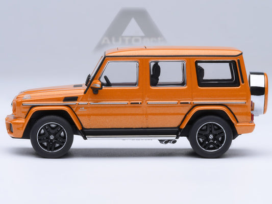2017 Mercedes-Benz AMG G 63 Sunset Beam Orange 1/64 Diecast Model Car by Autoart