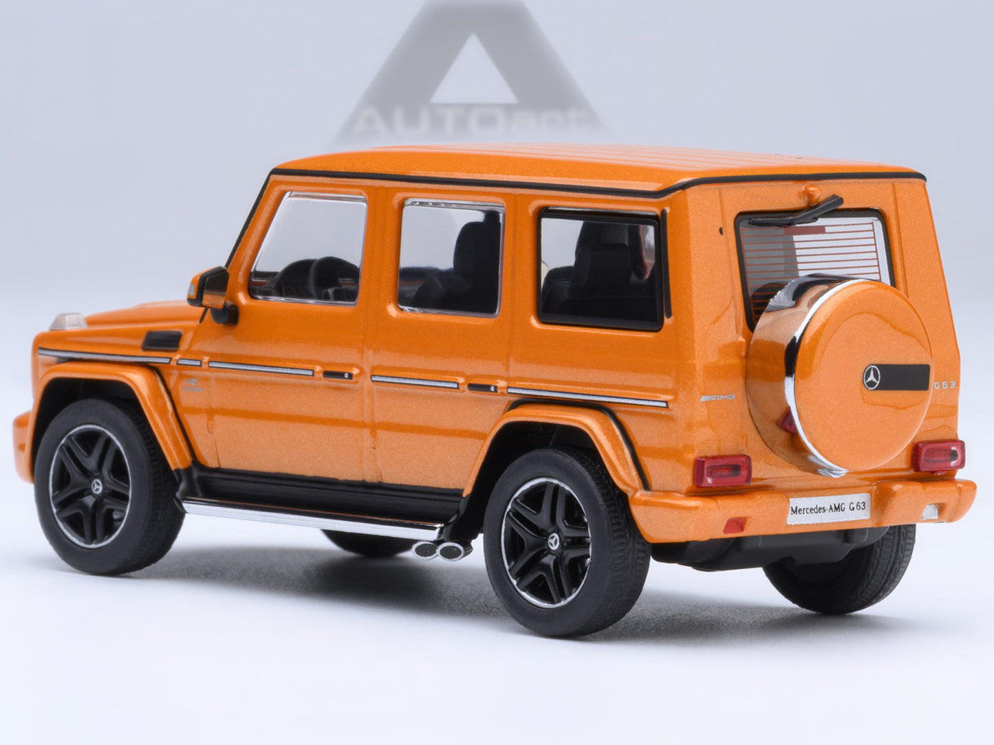 2017 Mercedes-Benz AMG G 63 Sunset Beam Orange 1/64 Diecast Model Car by Autoart