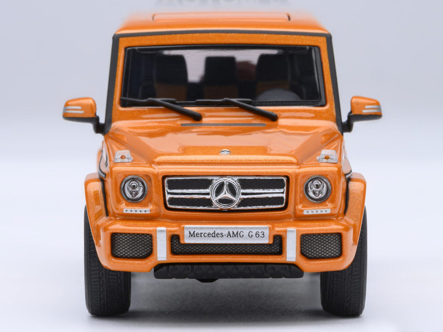 2017 Mercedes-Benz AMG G 63 Sunset Beam Orange 1/64 Diecast Model Car by Autoart