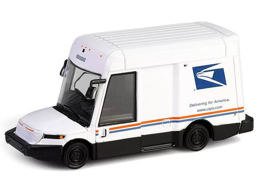 Oshkosh Next Generation Delivery Vehicle (NGDV) "United States Postal Service" White with Red and Blue Stripes "Hobby Exclusive" Series 1/64 Diecast Model Car by Greenlight