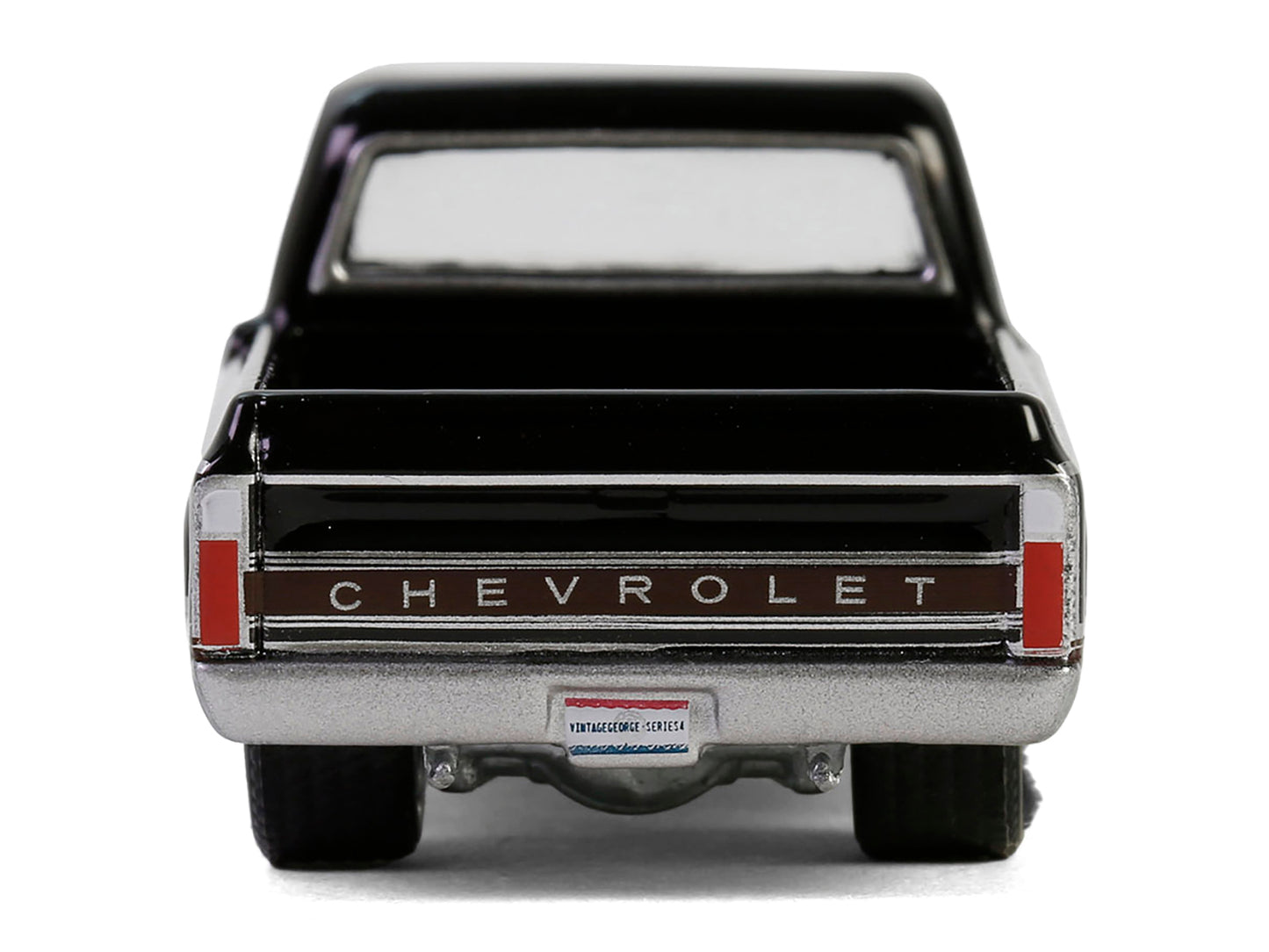 1972 Chevrolet Cheyenne C10 Short Bed Pickup Truck Black "Hobby Exclusive" Series 1/64 Diecast Model Car by Greenlight