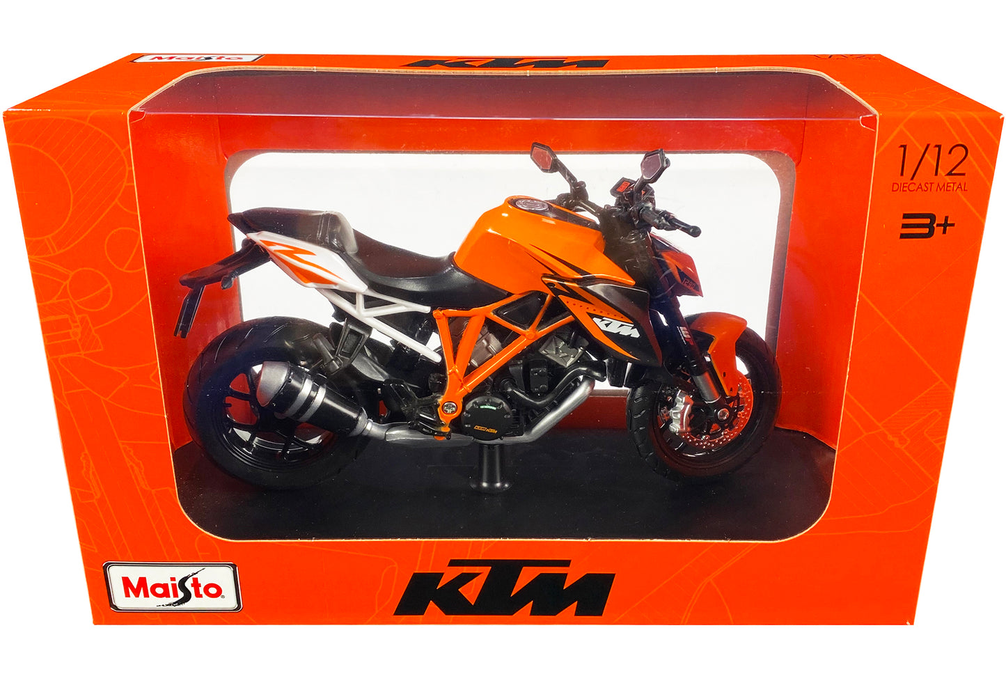 KTM 1290 Super Duke R Orange 1/12 Diecast Motorcycle Model by Maisto
