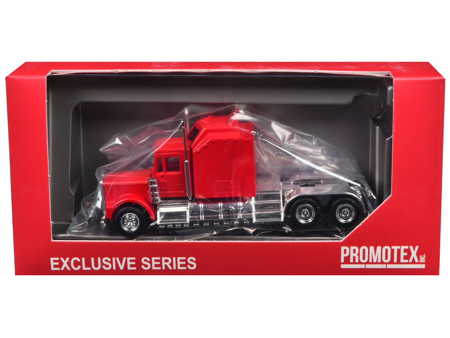 Kenworth W900 with Extra Large Sleeper Red 1/87 (HO) Plastic Model Car by Promotex
