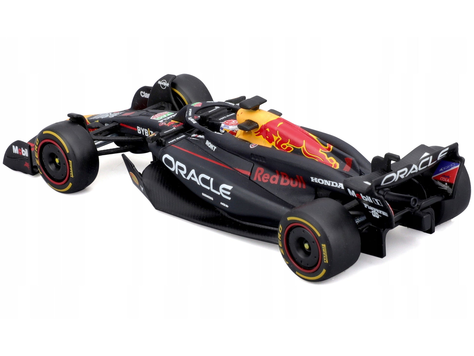 Red Bull Racing RB20 #1 Max Verstappen "Oracle" Formula One F1 World Championship (2024) with Driver Figure and Display Case "Race" Series 1/43 Diecast Model Car by Bburago