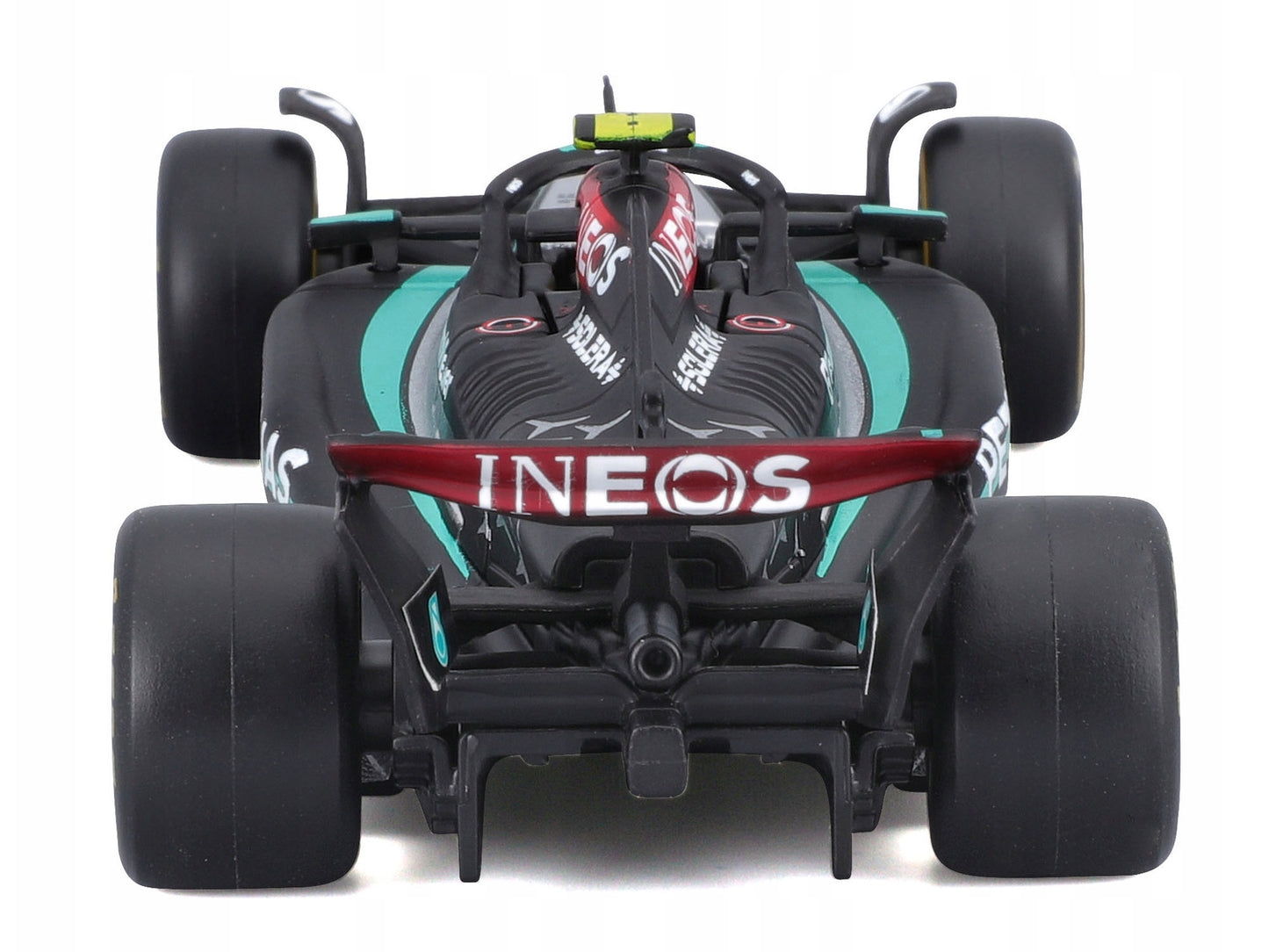 Mercedes-AMG F1 W15 E Performance #44 Lewis Hamilton "Petronas" Formula One F1 World Championship (2024) with Driver Figure and Display Case "Race" Series 1/43 Diecast Model Car by Bburago