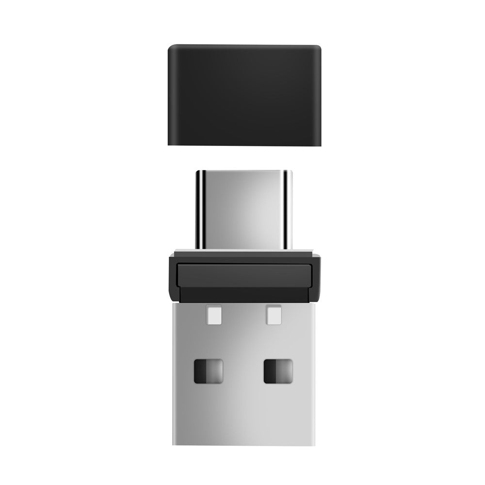 2-in-1 USB / Type-C Mouse Jiggler Portable Mini Mouse Mover, Driver-Free for Computers, Laptops