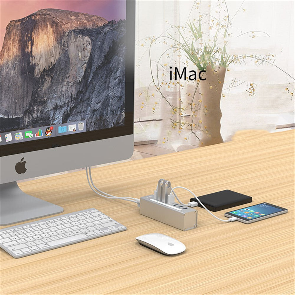 ORICO A3H7-SV Aluminum Alloy 7 Port USB3.0 Hub
