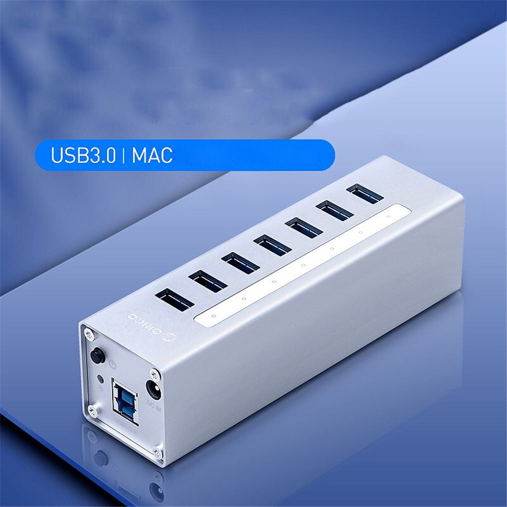 ORICO A3H7-SV Aluminum Alloy 7 Port USB3.0 Hub