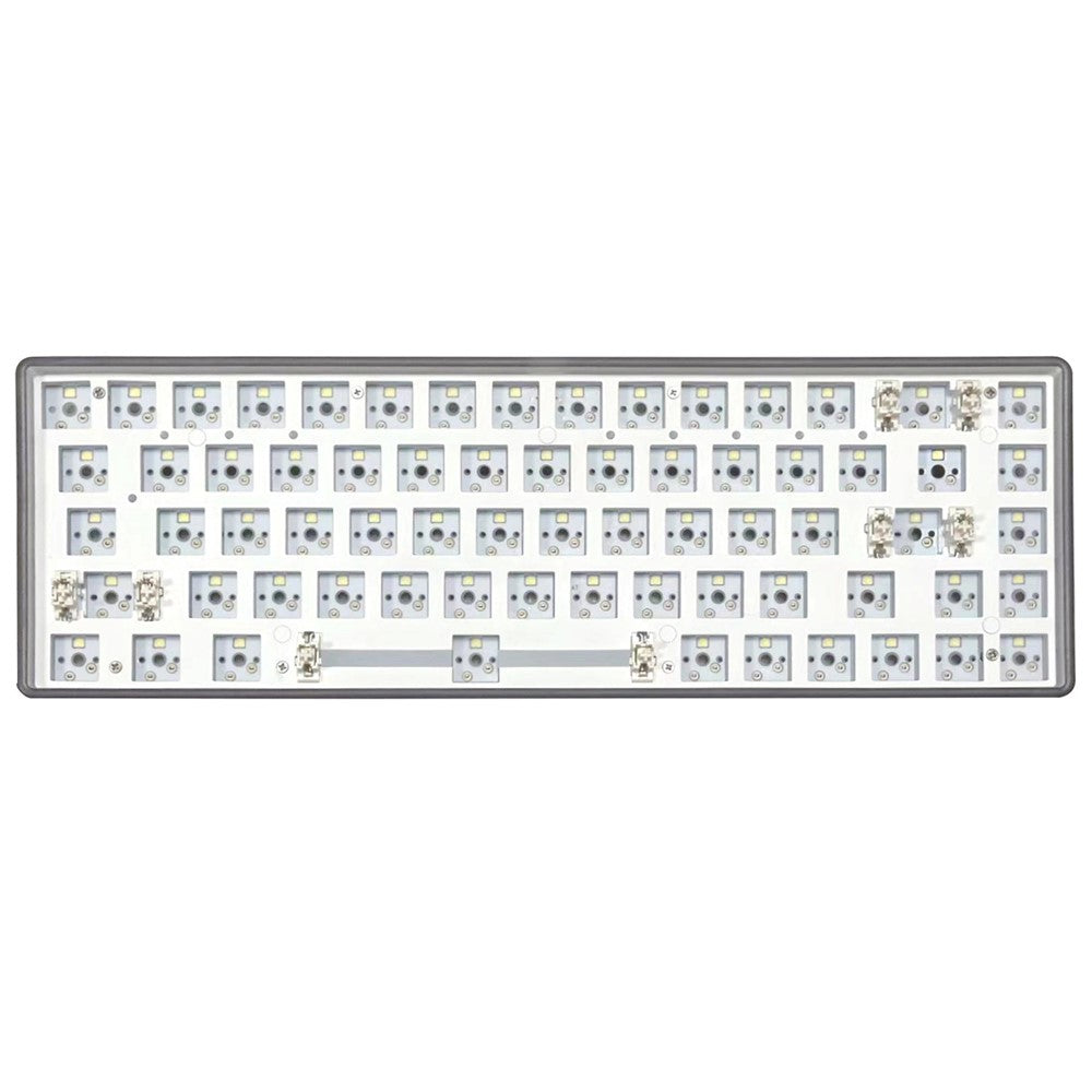 68-Key Hot Swappable Wireless+USB Wired+Bluetooth-compatible Mechanical Keyboard Kit