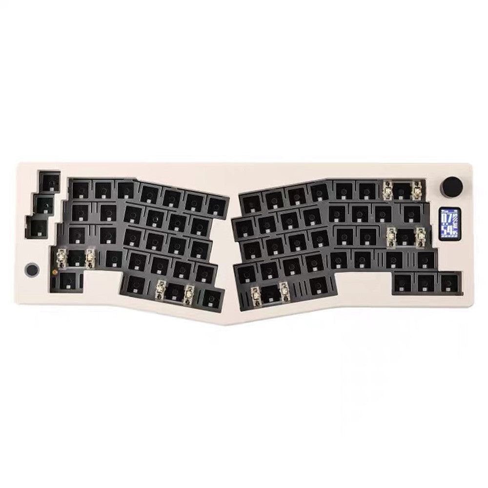 ABM066 2.4G Wireless+USB Wired+Bluetooth-compatible Mechanical Gasket-mount Keyboard Kit