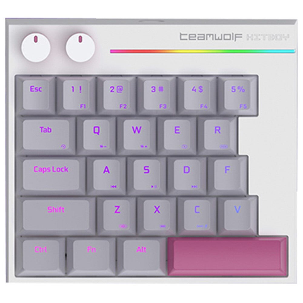 TEAM WOLF HK25 Magnetic Axis Mechanical Keyboard One-Handed Operation Gaming Keypad