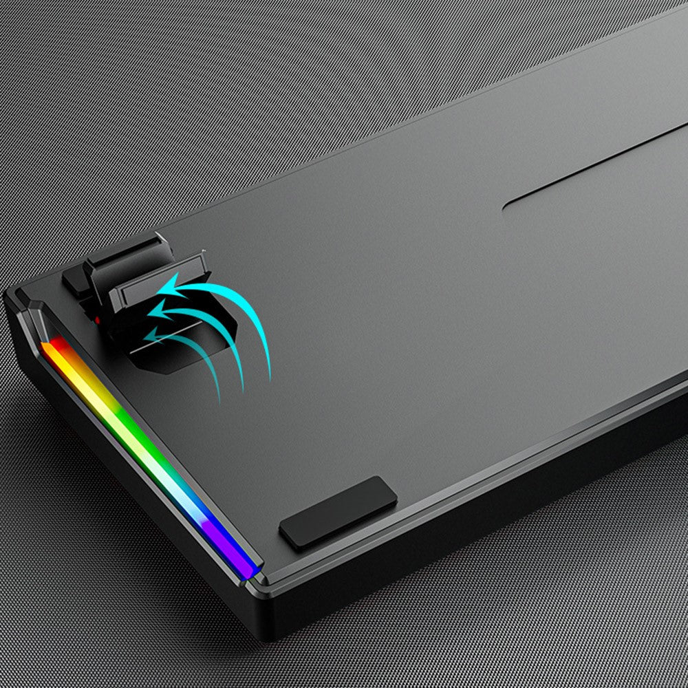 Y-FRUITFUL K33 61 Keys Type C Hot Swappable Mechanical Gaming Keyboard with RGB Light