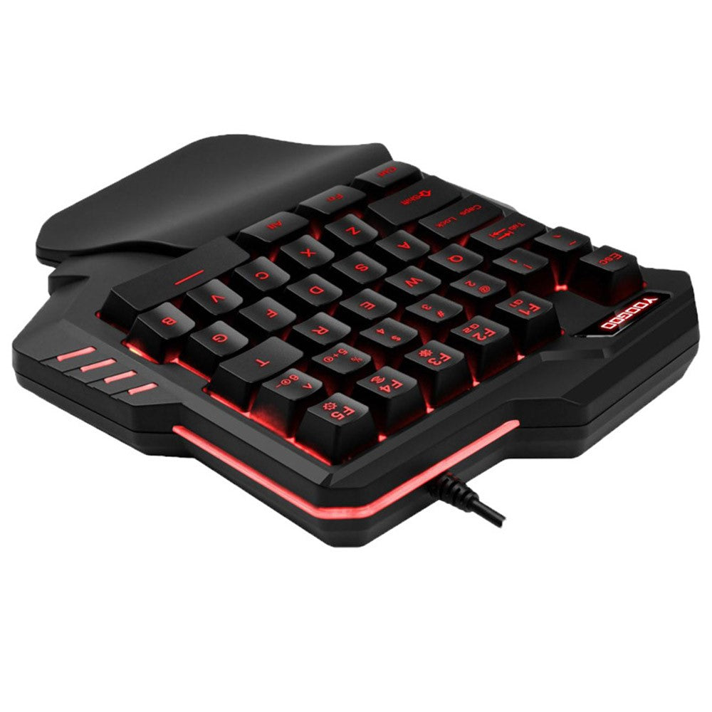 YOOGOO G92 One Handed Mechanical Keyboard USB Wired 35 Keys Ergonomic Gaming Keyboard