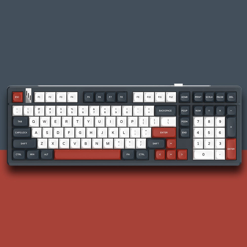 Y-FRUITFUL K102 102 Keys Tri-Mode Keyboard Gasket Structure Mechanical Gaming Keyboard with RGB Light