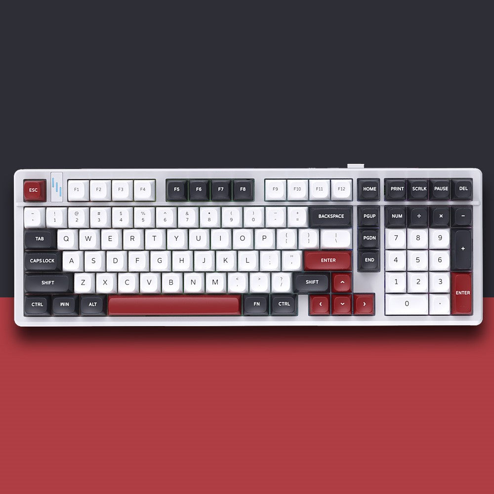 Y-FRUITFUL K102 102 Keys Tri-Mode Keyboard Gasket Structure Mechanical Gaming Keyboard with RGB Light