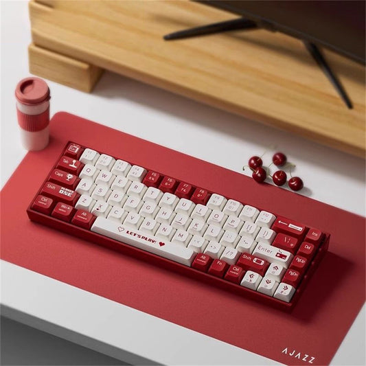 AJAZZ AK680 1.6m USB Wired Gaming Keyboard 68 Keys Hot Swappable Mechanical Keyboard