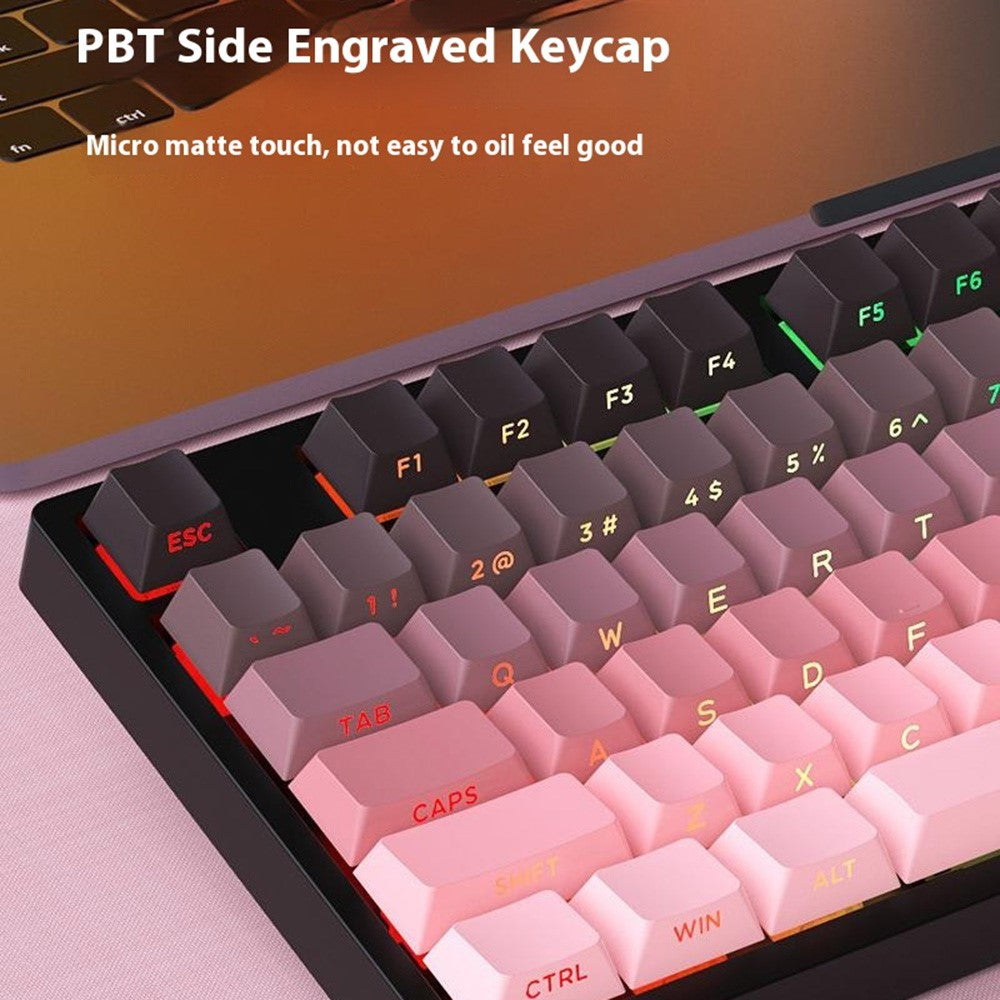 Y-FRUITFUL K98Pro 98 Keys Mechanical Keyboard Triple Mode Hot Swappable Gaming Keyboard with RGB Backlit