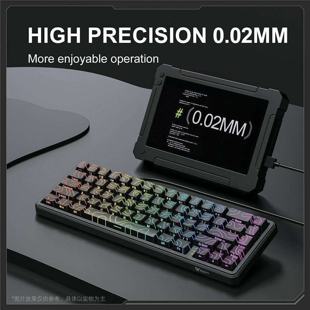 ONIKUMA G67 Wired Magnetic Axis Mechanical Keyboard 67 Keys Anti-Ghosting Hot-Swappable for Gaming / Office