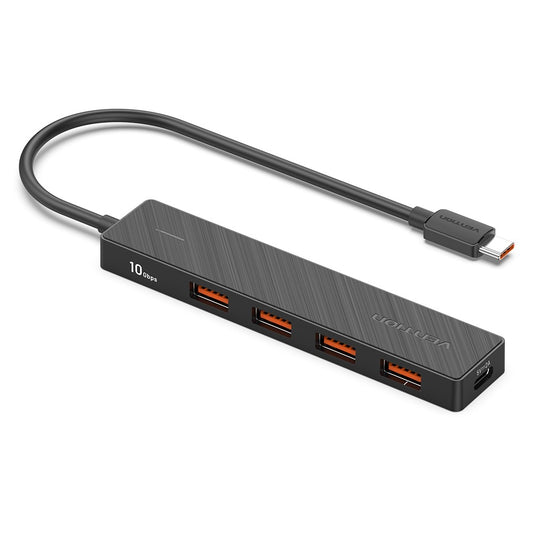 VENTION CHJBB USB 3.2 Gen 2 Hub 10Gbps Data Transfer 4 USB A + 1 Type C Docking Station