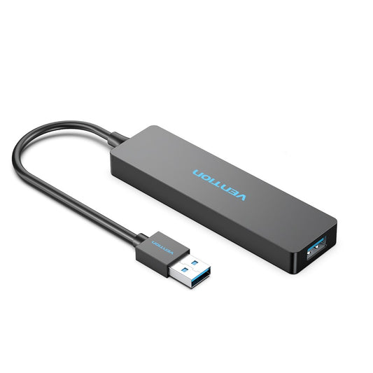 VENTION CHKBB 4 Ports USB 3.0 Hub High Speed Data Transfer Docking Station for Desktop PC / Laptop