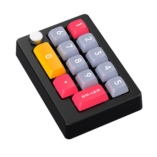 MKESPN K808 Mini Mechanical Keyboard 13 Keys Hot-Swappable RGB Backlit Programmable Keypad