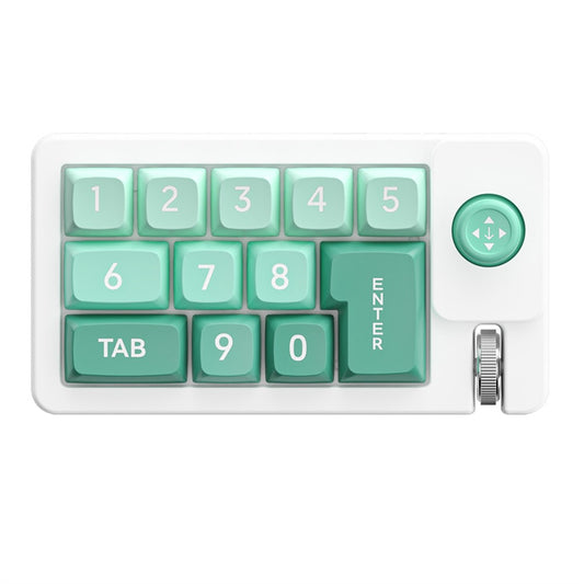 MKESPN K810 12 Keys Wired Mechanical Keyboard Macro Programmable Compact Computer Numpad