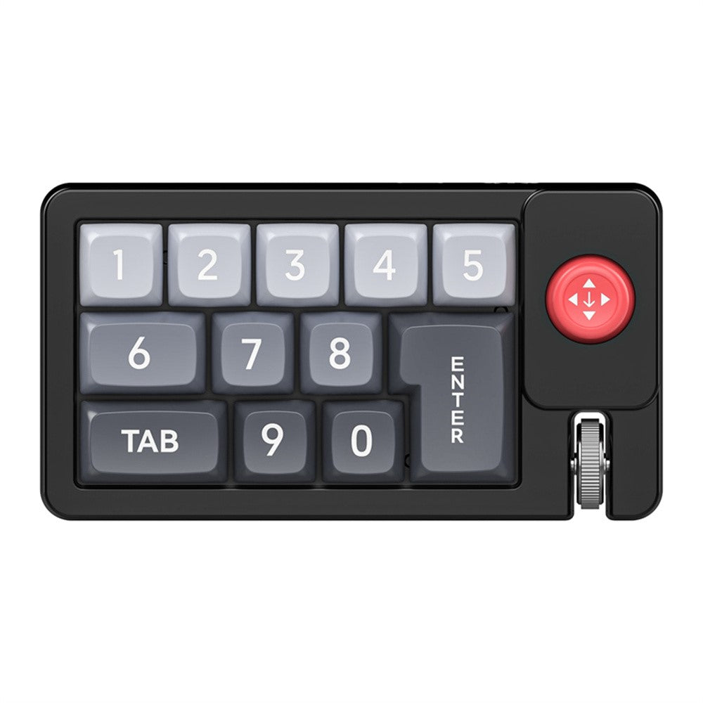 MKESPN K810 12 Keys Wired Mechanical Keyboard Macro Programmable Compact Computer Numpad