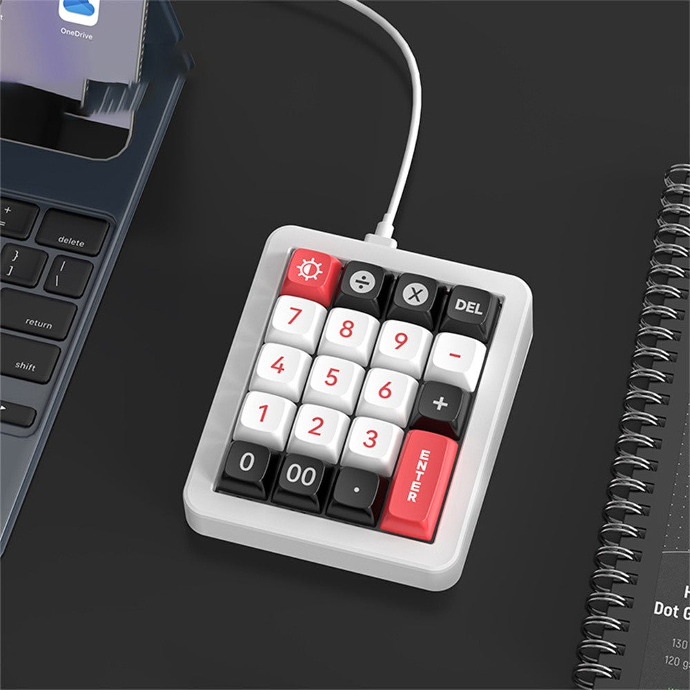 MKESPN K812 Gaming Mechanical Keyboard RGB Backlit Hot-Swappable Macro Programmable Keypad
