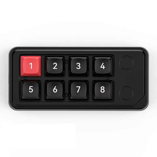 MKESPN K815B 8-Key RGB Mechanical Numeric Keyboard Hot-Swappable Compact Gaming Keypad
