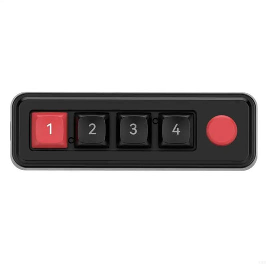 MKESPN K816A 4-Key Wired Hot-Swappable Mechanical Gaming Keypad Macro Programmable Mini Keyboard