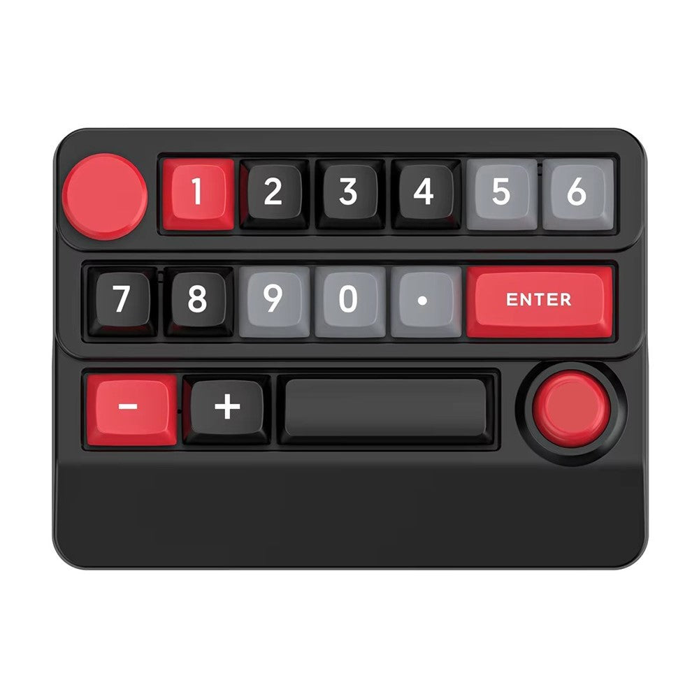 MKESPN W909 15 Keys Mechanical Gaming Keyboard Wireless / Bluetooth-Compatible / Wired RGB Backlit Keypad