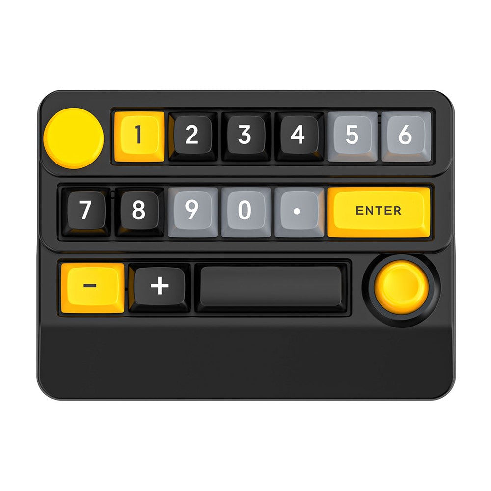 MKESPN W909 15 Keys Mechanical Gaming Keyboard Wireless / Bluetooth-Compatible / Wired RGB Backlit Keypad