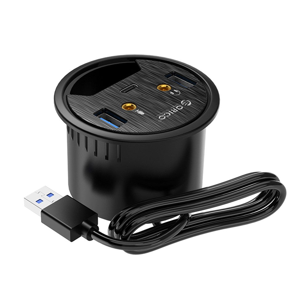 ORICO DESK-2U1C Desktop Power Grommet Multi-Function Hub
