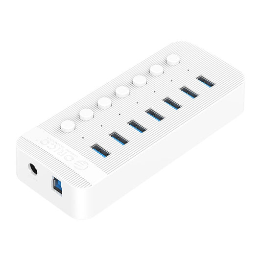 ORICO CT2U3-7AB ABS Multi-port USB3.0 HUB with Individual Switches