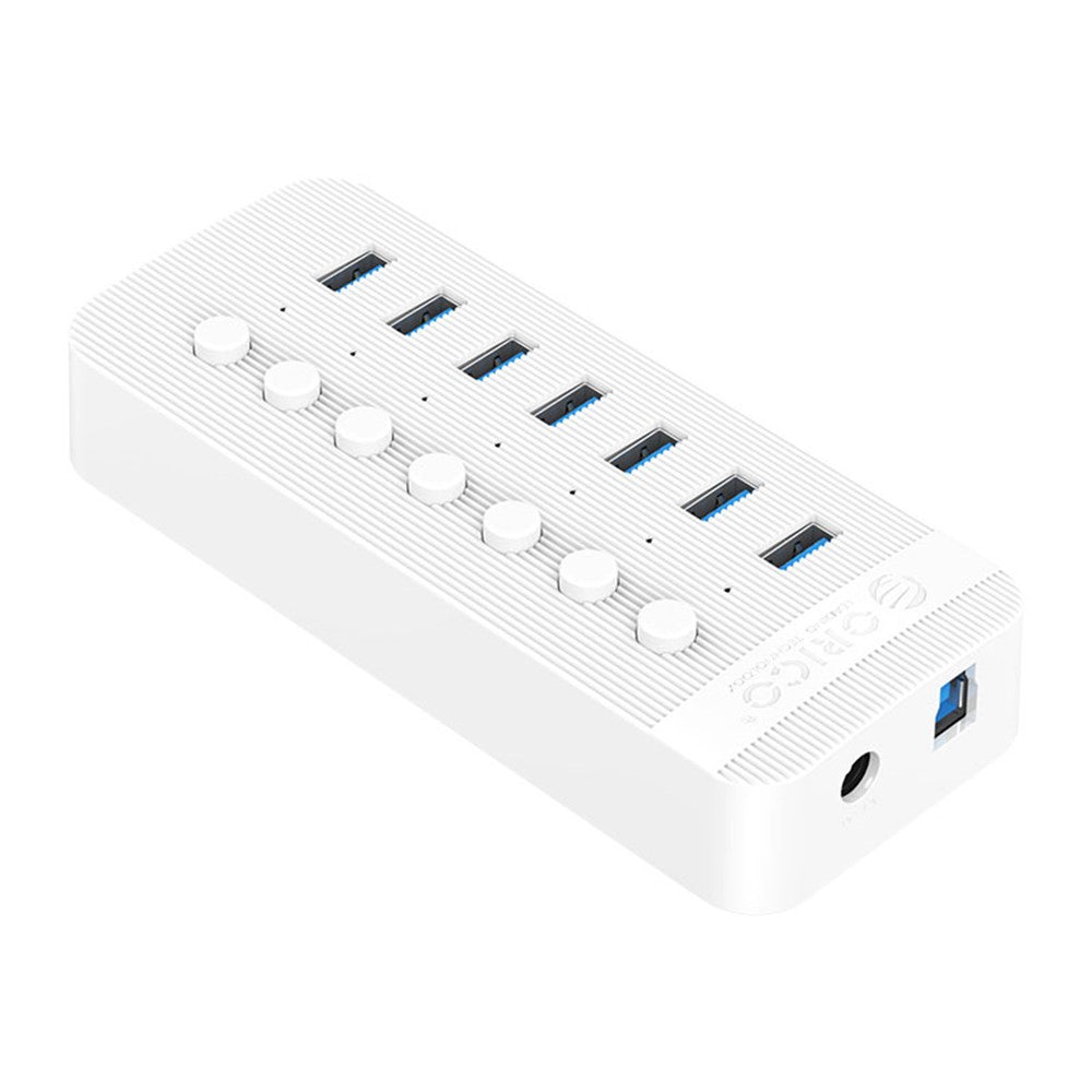 ORICO CT2U3-7AB ABS Multi-port USB3.0 HUB with Individual Switches
