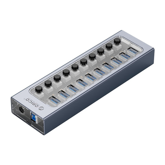 ORICO AT2U3-10AB Aluminum Alloy + PC USB3.0 Multi-port HUB with Individual Switches
