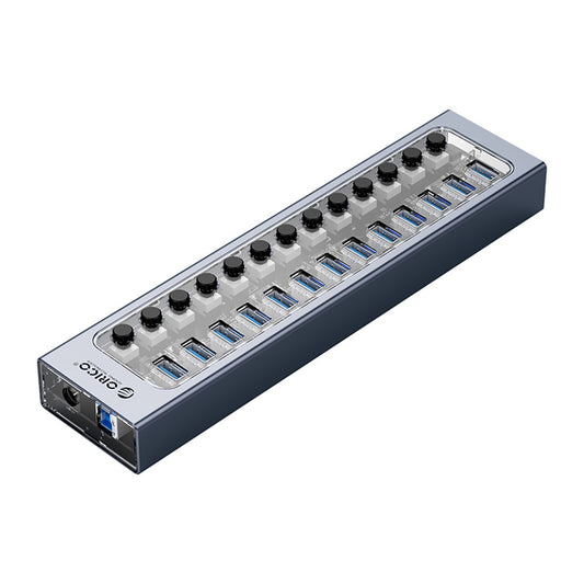 ORICO AT2U3-13AB Aluminum Alloy + PC USB3.0 Multi-port HUB with Individual Switches