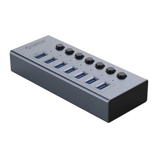 ORICO BT2U3-7AB Aluminum Alloy Multi-port HUB with Individual Switches