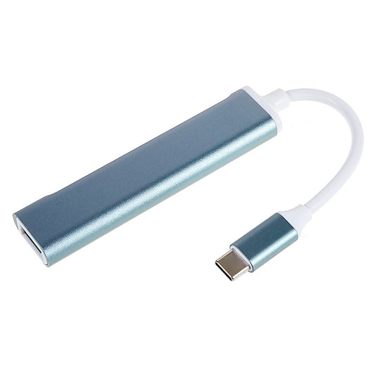 USB-C 5-in-1 Hub Splitter 3 x USB3.0 5Gbps High Speed TF SD Card Reader Adapter