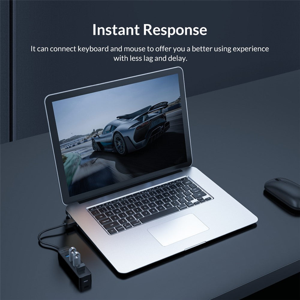 ORICO TWU3-4A Portable 4-Port USB Hub USB 3.0 Splitter Adapter for PC Computer