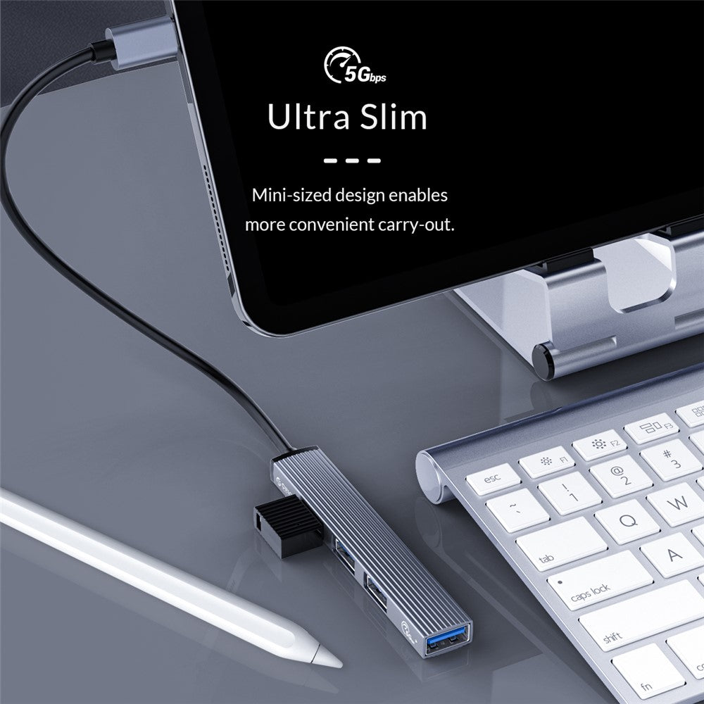 ORICO AH-13 Type-C to USB3.0/2.0 Expansion Adapter 4 USB Ports Hub