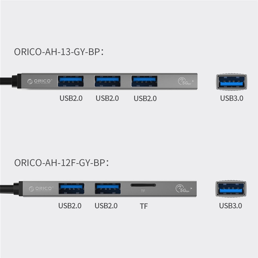ORICO AH-13 Type-C to USB3.0/2.0 Expansion Adapter 4 USB Ports Hub