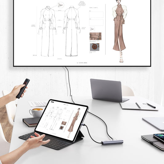 UGREEN USB C Hub Type C 3.1 to 4K HD RJ45 PD Converter USB 3.0 Adapter for MacBook Air Pro 2020 PC Support 5Gbps Data Transmission