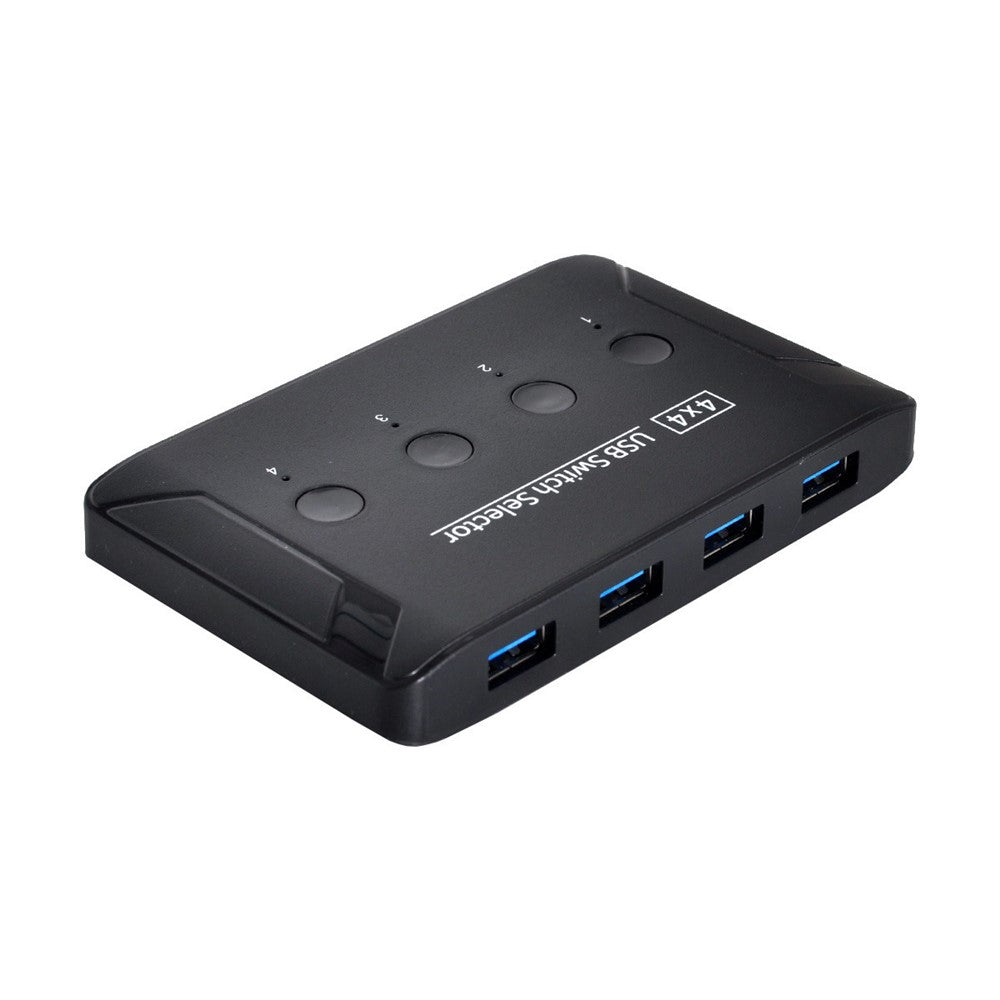 U3-040 KVM USB 3.0 Switch Selector 4 Port Computer Sharing 4 Devices for Keyboard Mouse Scanner Printer