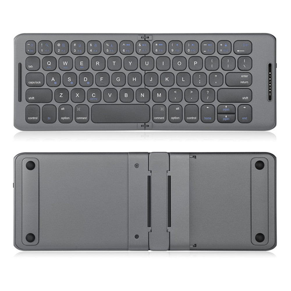 B088 Portable Foldable Bluetooth-compatible 65 Keys Keyboard Three-Channel Computer Laptop Phone Wireless Keyboard
