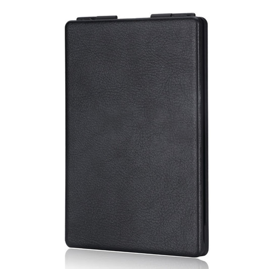 B047S Universal Folding Keyboard for Cell Phone Tablet Laptop Leather Covered Bluetooth-compatible Wireless Keyboard