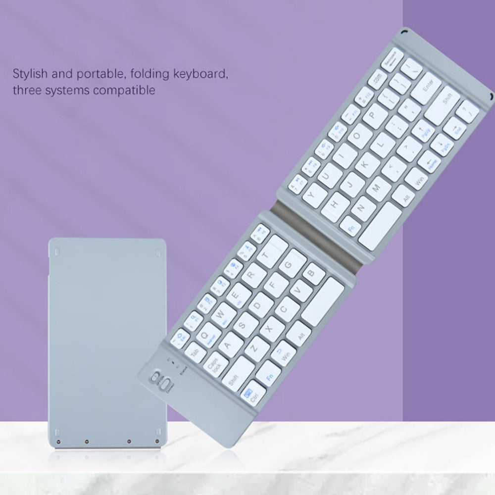 BT18 Magnetic Folding Wireless Keyboard for Cell Phones Tablets Computers Universal Bluetooth-compatible Keyboard