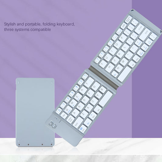 BT18 Magnetic Folding Wireless Keyboard for Cell Phones Tablets Computers Universal Bluetooth-compatible Keyboard