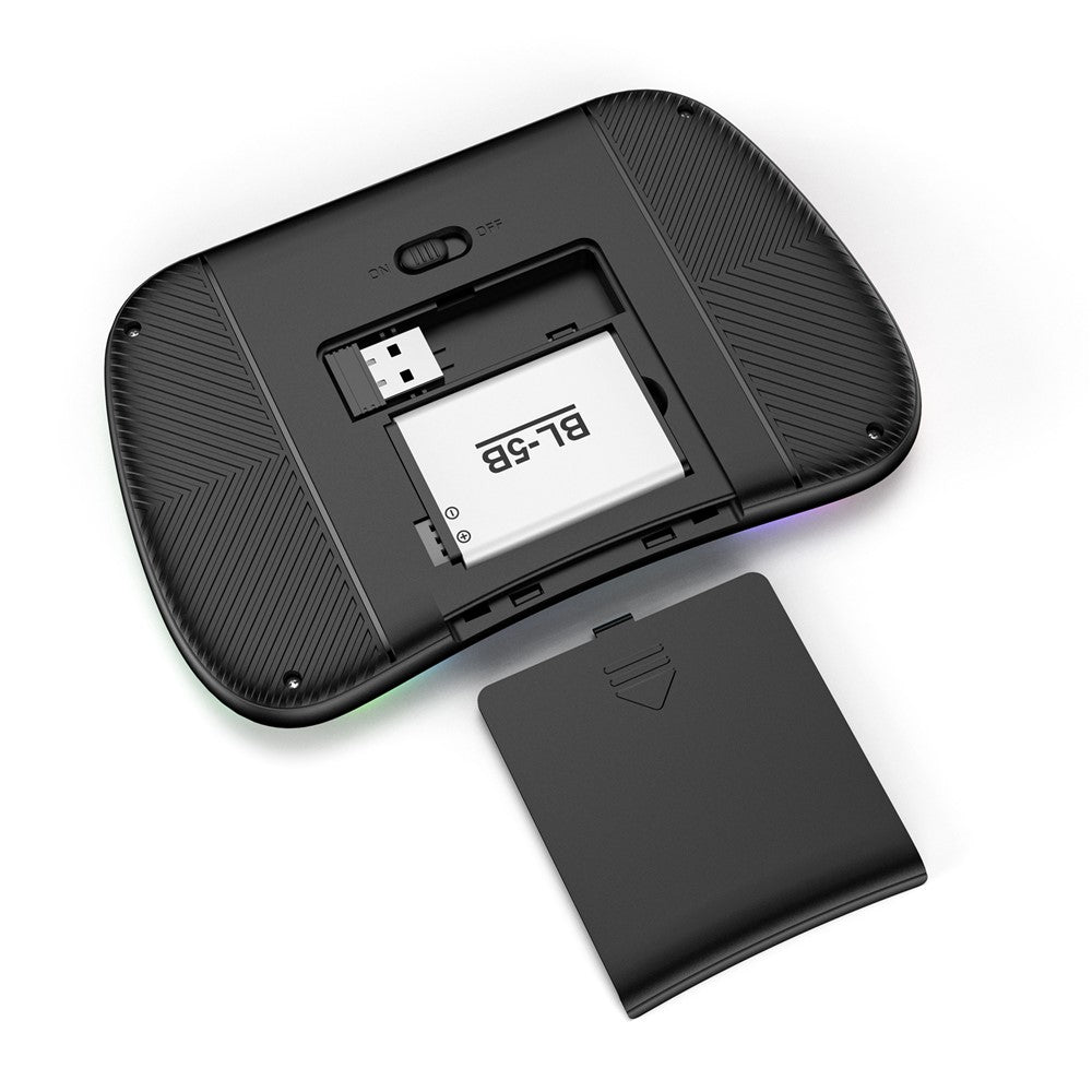 M9 RC Mouse Keyboard Combo with IR Learning Function Mini Wireless Keyboard Support Touchpad Voice