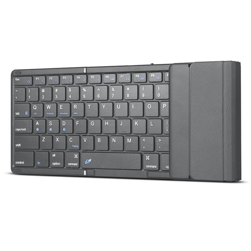 B099T Portable Folding Keyboard for Cell Phone Tablet Laptop Universal Touchpad Bluetooth-compatible Wireless Keypad